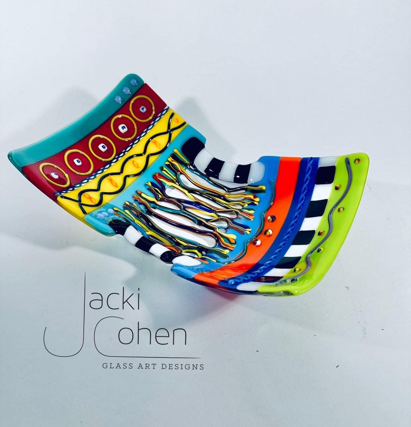 Connections Bright Art Glass by Jacki Cohen