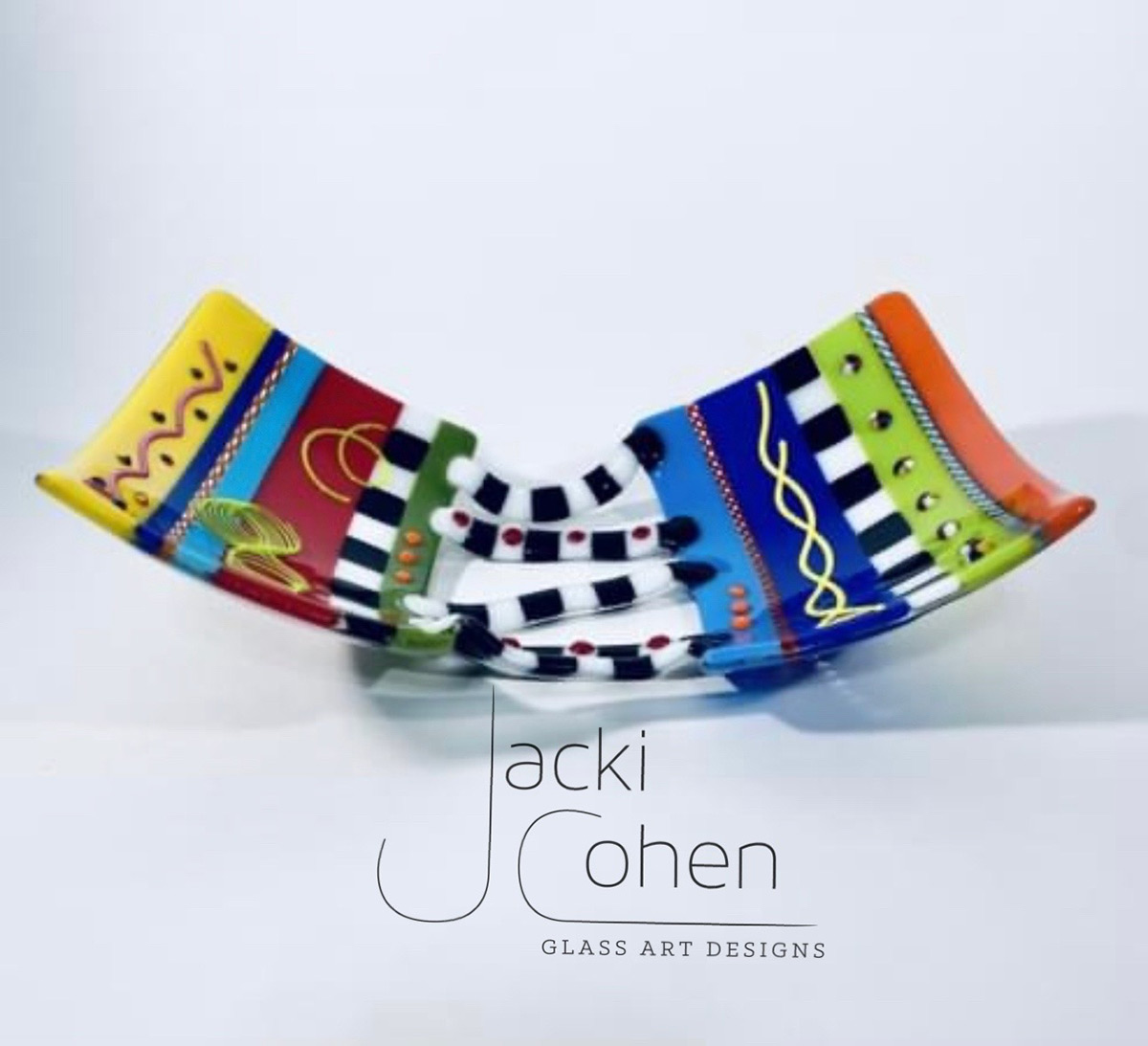 Connections Bright Art Glass by Jacki Cohen