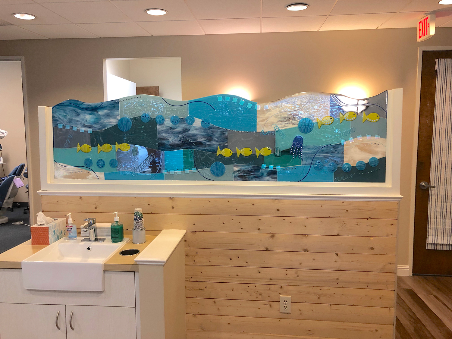 Pediatric Dentist Glass Art by Jacki Cohen